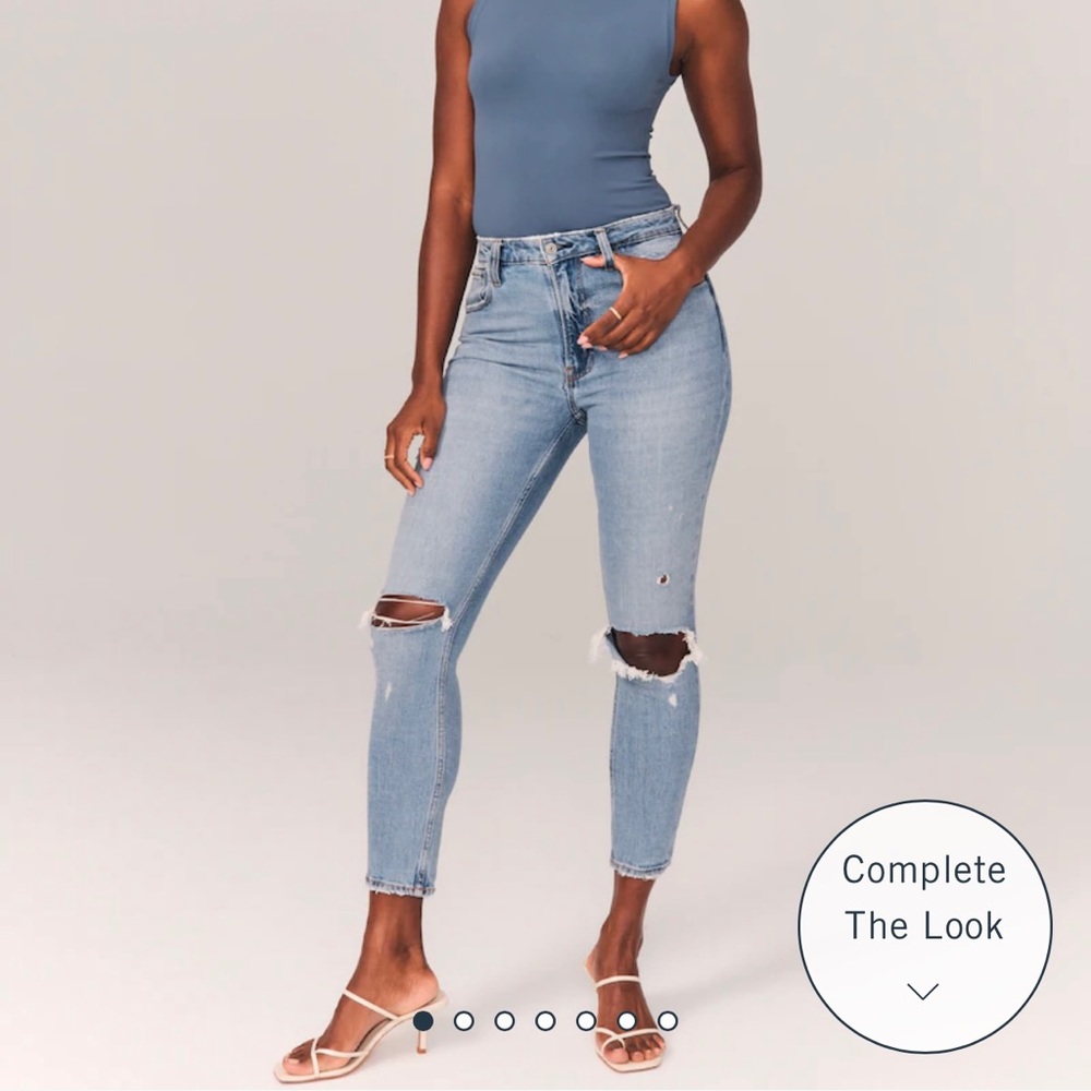 Abercrombie and Fitch Curve Love. The Skinny, High Rise